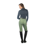 Legging HKM Juna fond 1/1 en silicone Jade Bleu