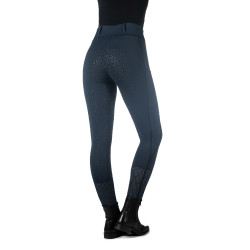HKM Juna legging met volledig siliconen zitvlak 1/1 Donkerblauw