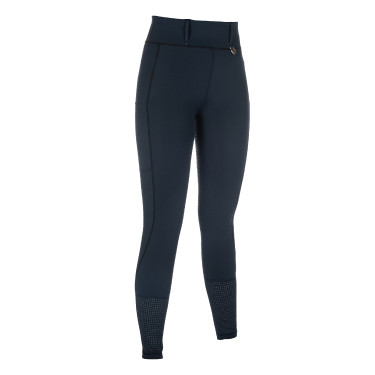 Legging HKM Juna fond 1/1 en silicone Bleu foncé