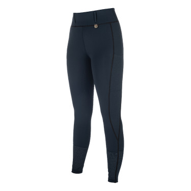 Legging HKM Juna fond 1/1 en silicone Bleu foncé