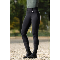Legging HKM Juna fond 1/1 en silicone Noir