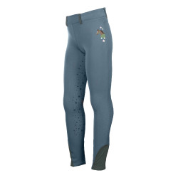 Legging HKM Pony Dream II fullseat 1/1 in siliconen Blauwgrijs Legging HKM Pony Dream II fullseat 1/1 in siliconen Blauwgrijs
