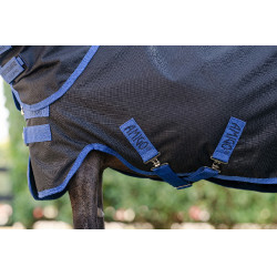 Horseware Amigo Ripstop 900D Plus Petite Turnout 0g deken Zwart / klassiek blauw Horseware Amigo Ripstop 900D Plus Petite Turnout 0g deken Zwart / klassiek blauw