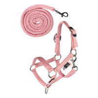 Halster en halstertouw HKM Hobby Horsing Basic Roze Halster en halstertouw HKM Hobby Horsing Basic Roze