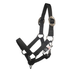 Licol et longe HKM Hobby Horsing Basic Noir