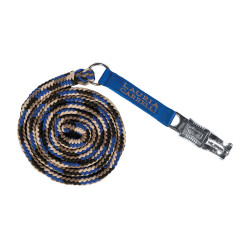 Longe HKM Amalfi avec mousqueton anti-panique Bleu