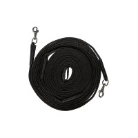 Lange teugels HKM Slim 18 m Zwart