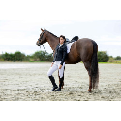 HKM Amalfi broek met fullseat van siliconen Wit