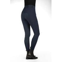 HKM Lia rijbroek met hoge taille en volledig Alos zitvlak Donkerblauw
