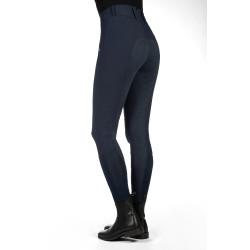HKM Lia rijbroek met hoge taille en volledig Alos zitvlak Donkerblauw HKM Lia rijbroek met hoge taille en volledig Alos zitvlak Donkerblauw