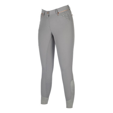 Broek HKM Rosegold Sparkle Style 1/1 met silicone Broek HKM Rosegold Sparkle Style 1/1 met silicone