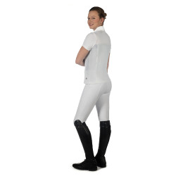 Wedstrijdpolo HKM Skadi met korte mouwen voor dames Wit Wedstrijdpolo HKM Skadi met korte mouwen voor dames Wit