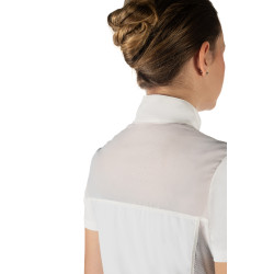 Wedstrijdpolo HKM Skadi met korte mouwen voor dames Wit Wedstrijdpolo HKM Skadi met korte mouwen voor dames Wit
