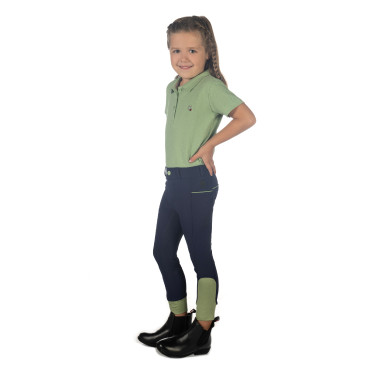 Polo HKM Claire Jade Bleu Polo HKM Claire Jade Bleu