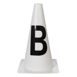 Pylônes de piste HKM Dressage Hobby Horsing Blanc