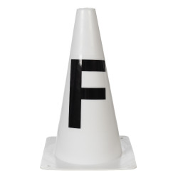 Pylônes de piste HKM Dressage Hobby Horsing Blanc