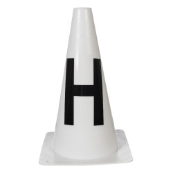 Pistepylonen HKM Dressuur Hobby Horsing Wit