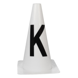 Pylônes de piste HKM Dressage Hobby Horsing Blanc