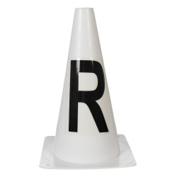 Pistepylonen HKM Dressuur Hobby Horsing Wit