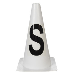 Pistepylonen HKM Dressuur Hobby Horsing Wit