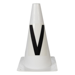 Pylônes de piste HKM Dressage Hobby Horsing Blanc