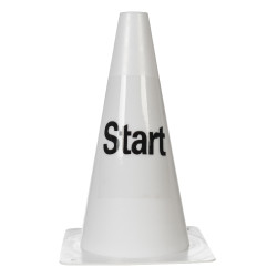 Pistepylonen HKM Sauter Hobby Horsing Wit