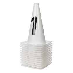 Pistepylonen HKM Sauter Hobby Horsing Wit