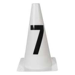 Pistepylonen HKM Sauter Hobby Horsing Wit