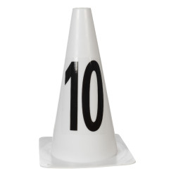 Pistepylonen HKM Sauter Hobby Horsing Wit