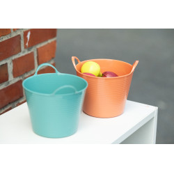 Seau à nourriture HKM Hobby Horsing Turquoise Bleu