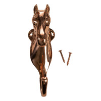 Support HKM pour tête de cheval en laiton Cuivre Marron