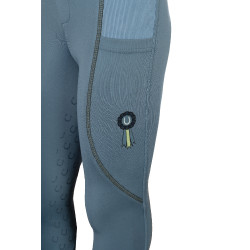 Legging HKM Claire fond 1/1 en silicone Bleu gris