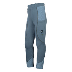 Legging HKM Claire fond 1/1 en silicone Bleu gris