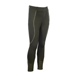 HKM Claire legging volledig siliconezitvlak 1/1 Grijsgroen