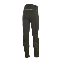 HKM Claire legging volledig siliconezitvlak 1/1 Grijsgroen