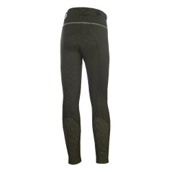 Legging HKM Claire fond 1/1 en silicone Gris vert