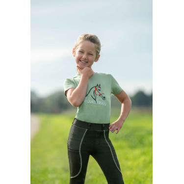 T-Shirt HKM Grace Jade Blauw T-Shirt HKM Grace Jade Blauw