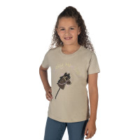 T-Shirt HKM Hobby Horsing Rainbow Beige
