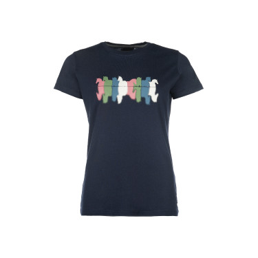 T-Shirt HKM Mirror Bleu foncé