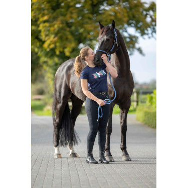 T-Shirt HKM Mirror Bleu foncé