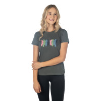 T-shirt HKM Mirror Grijsgroen