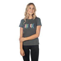 T-shirt HKM Mirror Grijsgroen