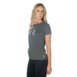 T-shirt HKM Mirror Grijsgroen
