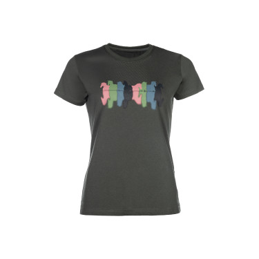 T-shirt HKM Mirror Grijsgroen