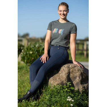 T-shirt HKM Mirror Grijsgroen