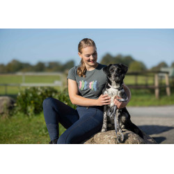 T-shirt HKM Mirror Grijsgroen