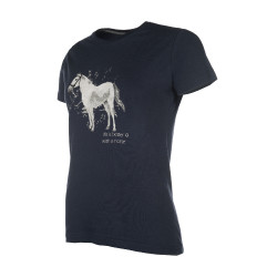 T-Shirt HKM Sparkle Donkerblauw