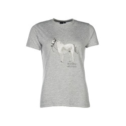 T-Shirt HKM Sparkle Gris chiné