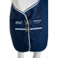 Couverture Horseware Amigo Ripstop 900D Poney Turnout 50g Noir / bleu classique Couverture Horseware Amigo Ripstop 900D Poney Turnout 50g Noir / bleu classique