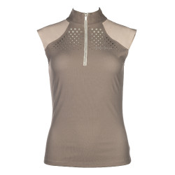 Top fonctionnel HKM Amalfi Taupe / beige Marron